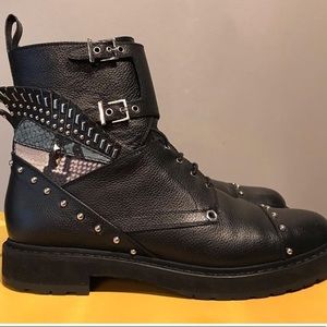 fendi leather biker boots